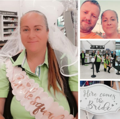 Mandy Hamling at Asda Leckwith Road in Cardiff