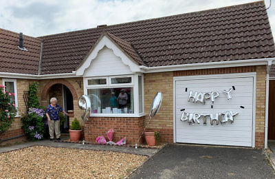 90th birthday surprise from Asda Wisbech