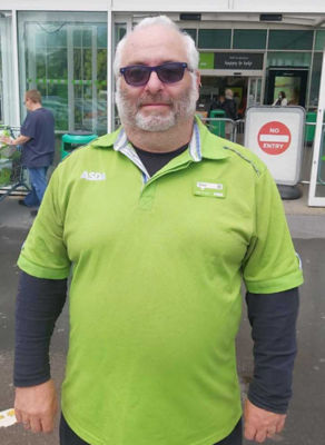 Sean Reddy from Asda Aberdare