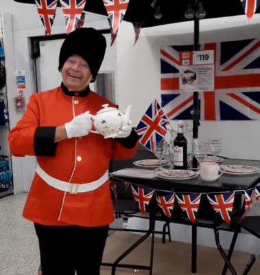 Asda Altrincham celebrates the Queen's Platinum Jubilee