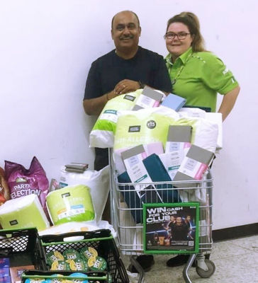 Asda Dagenham emergency support for heatwave fire families