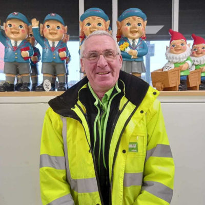 Popular porter Steve Bradley from Asda Farnworth