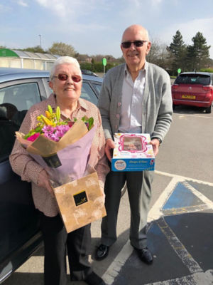 Ann and Harold Patrick celebrate diamond wedding at Asda Derby