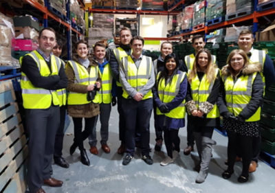Asda head office colleagues volunteering at Barnsley food bank