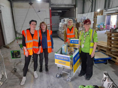 Asda Southampton and Asda Eatleigh support donations for Ukraine refugees