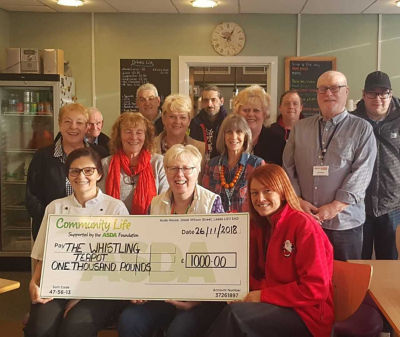Asda Spennymoor grant to The Whistling Teapot at St Paul’s Centre