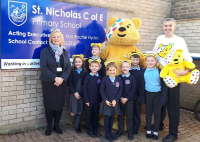 Asda Boston community champion Stephen supporting BBC Children in Need