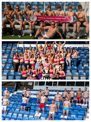 Asda Stafford team up with Stafford Rangers Football Club to support Tickled Pink
