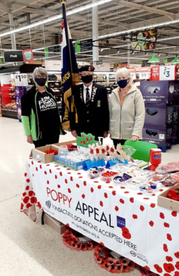 Asda Ipswich Stoke Park Poppy Appeal