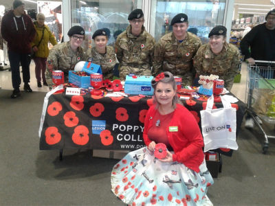 Poppy Appeal at Asda Sutton in Ashfield