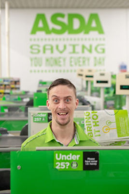 Tom Hines is a firm favourite with customers and colleagues at Asda Eastbourne