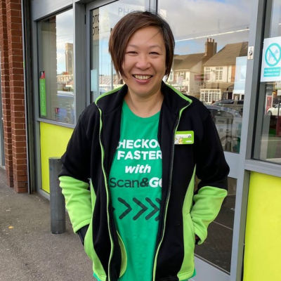Tamsin Lee at Asda Coalville