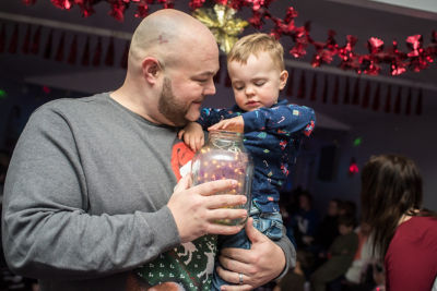 Asda Gosforth puts on surprise Christmas party for children at Hazelrigg Community Centre