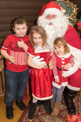 Children with Santa at Thurmaston