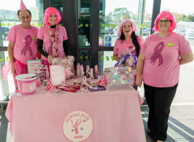 Asda Bristol area community champions raising money for Tickled Pink