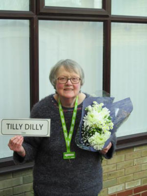 Tilly Dilly electric van at Asda Rugby