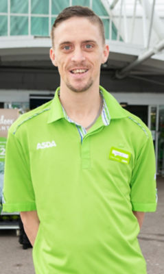 Asda Eastbourne colleague Tom Hines