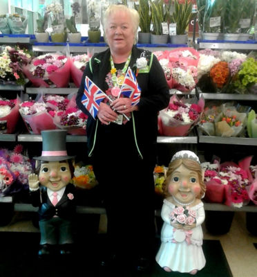 Asda Tonypandy colleague Yvonne Johns has a link to the Royal wedding