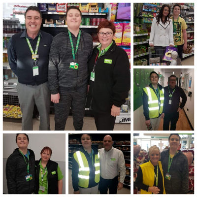 James Felix loves shopping at Asda Tonypandy 