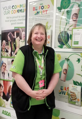 Asda Tonypandy community champion Karen Thomas