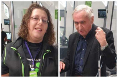 Regular customer Charlie Everett at Asda Tottenham