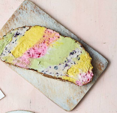 A brilliant new food trend... unicorn toast!