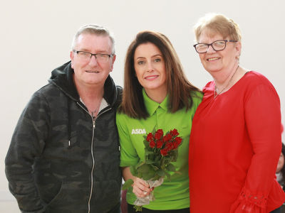 Noeleen McMahon from Asda Westwood organised a Valentine's Day party for members of Good Morning Colin
