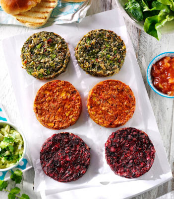 Asda's new vegan burgers