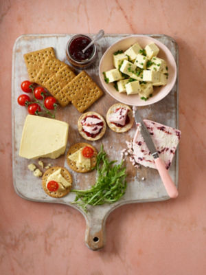 Vegan cheese board