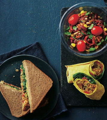 Vegan food to go range