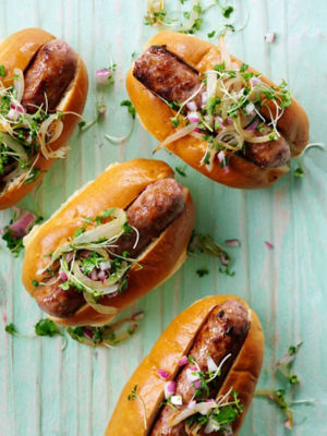 Wagyu hot dogs