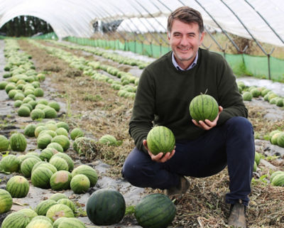 Asda watermelon grower Joe Cottingham