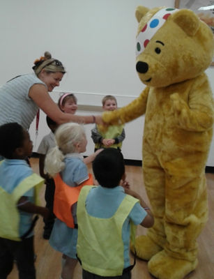 BBC Children in Need at Asda Watford