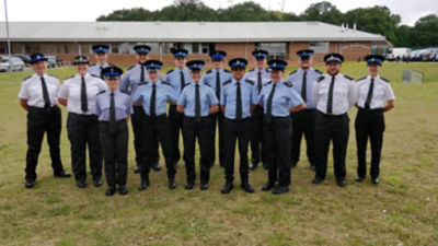 Watford twilight colleague Sue helps train young police recruits