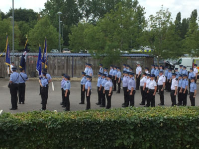 Watford twilight colleague Sue helps train young police recruits