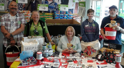 Help for Heroes at Asda Weymouth