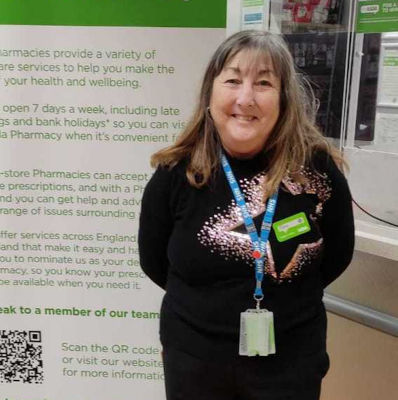 Fiona Shearer from Asda Weymouth helped save the life of a customer who had a stroke
