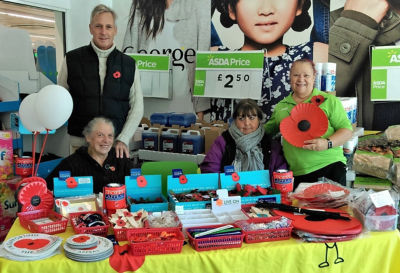Poppy Appeal at Asda Weymouth