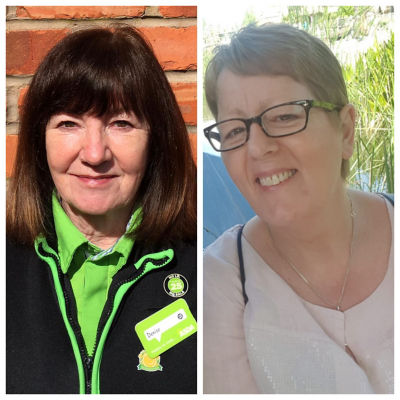 Linda Bolas and Denise McGee from Asda Winsford