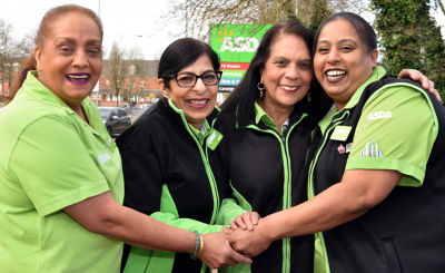 Close Asda colleagues at our Wolverhampton store ahead of Mother's Day