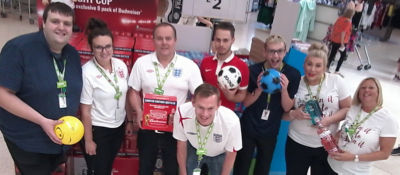 Asda Worcester colleagues supporting England