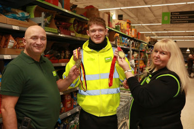 Tom Mawdsley from Asda South Woodham Ferrers hopes to compete at the Paralympics