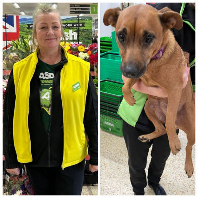 Lynn Mckenning returned a dog found at Asda Worsbrough to its owner