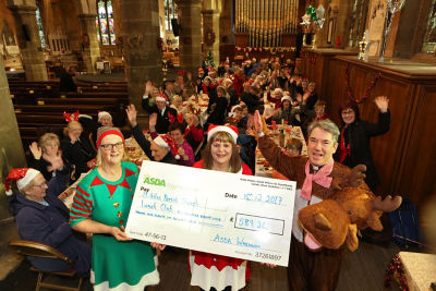 Wrexham cheque presentation