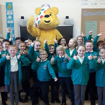 Colleagues at Asda Wrexham raise money for Children in Need