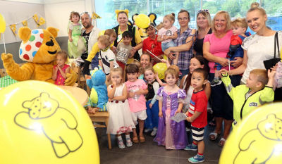 Fun at Asda Wrexham for BBC Children in Need
