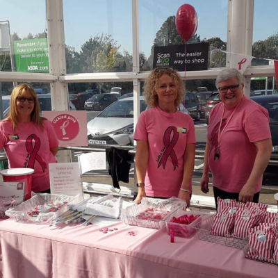 Asda Wrexham supports the Asda Tickled Pink breast cancer charity campaign