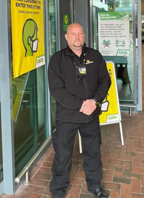 Asda Wythenshawe security guard Frank Reece