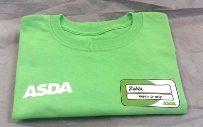 Zakk's Asda work shirt